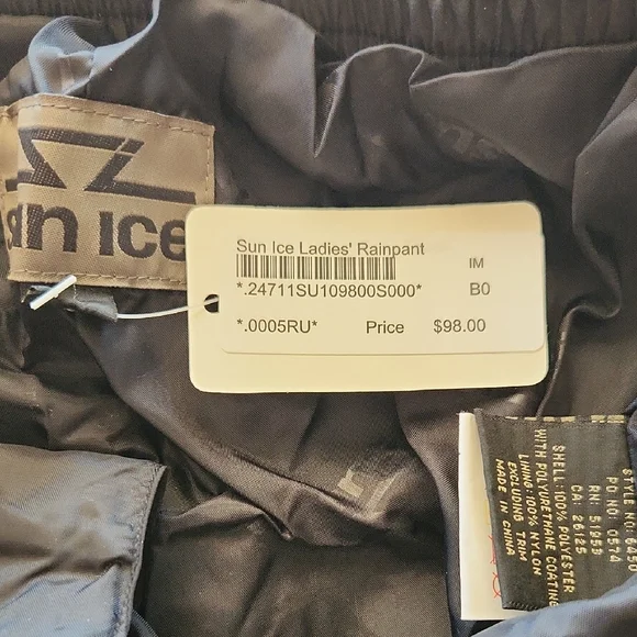 NWT Sunice Black Pants - Picture 4 of 11